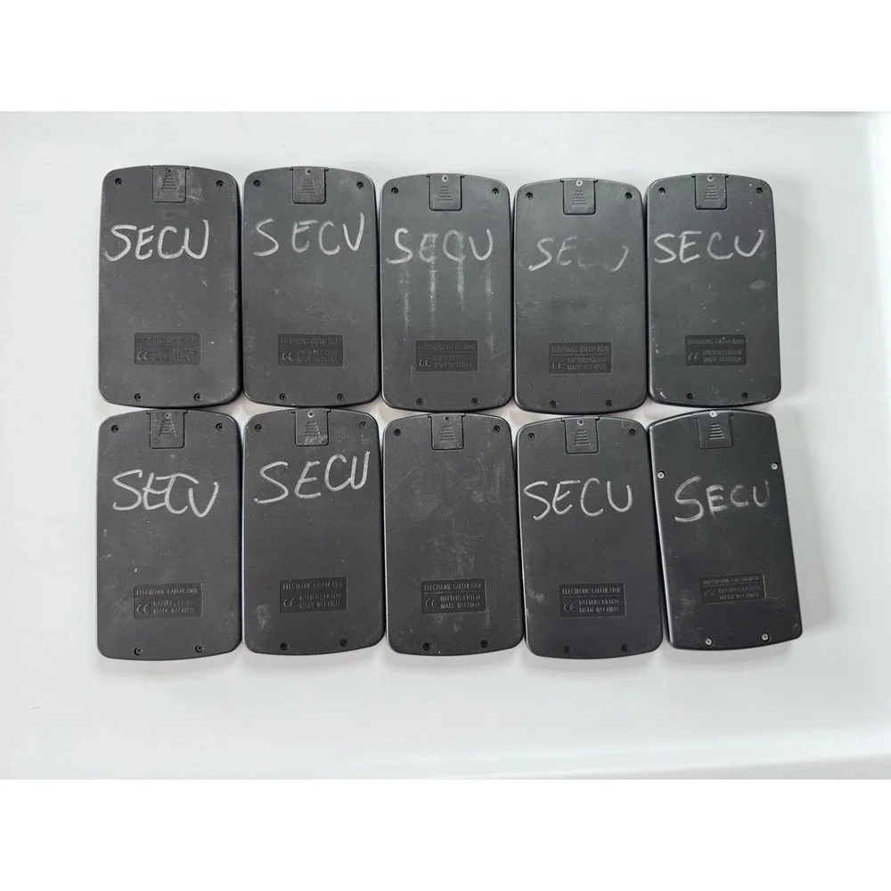 SMALL MINI POCKET CALCULATOR School Office 8 Digit Solar Power Set Of 10 Tested